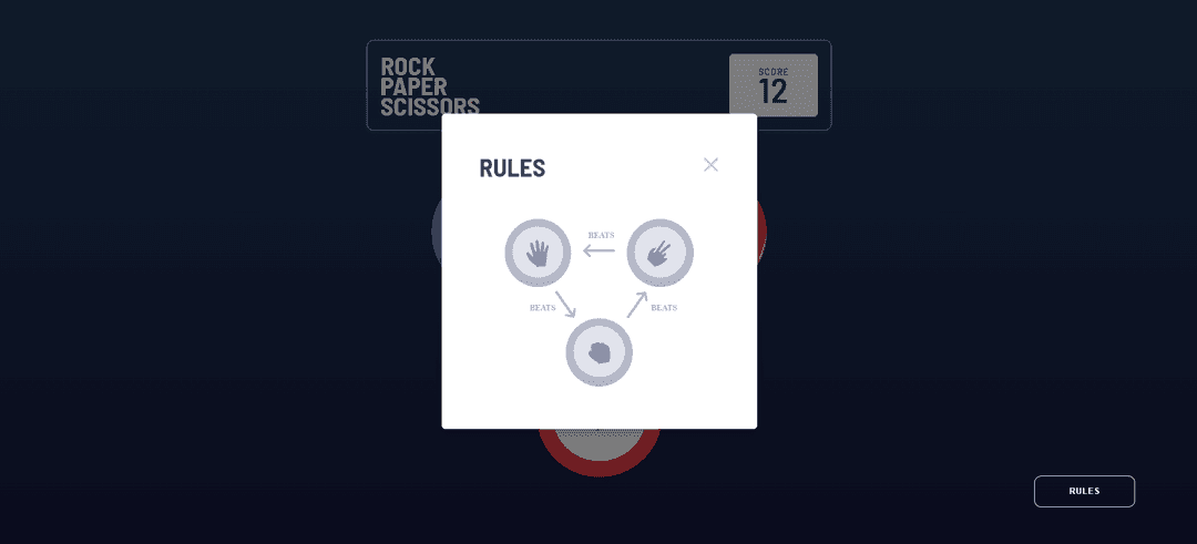 Rock paper scissors game