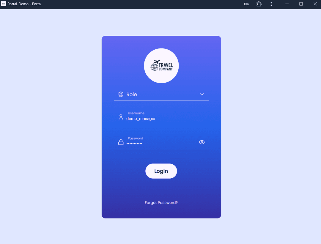 Internal Portal Demo (CRM)